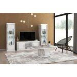 Altobuy - eros - ensemble salon table basse + meuble tv + vitrines 1 porte eclairage led intégré Altobuy - eros - ensemble salon table basse + meuble tv + vitrines 1 porte eclairage led intégré