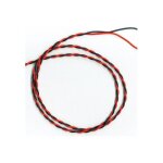 C�ble fil unipolaire flry - b 6722 twisted 2x1, 00 mmq rouge - noir