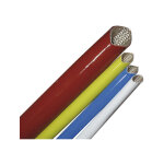 Gaines en verre / silicone diamtre 6mm 1. 5kv rouge
