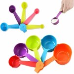 Lot de 10 cuillre doseuse arc - en - cie, tasses  mesurer cuillres, ensembles de cuillres  mesurer, ...