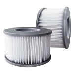 Lot de 2 filtres de rechange pour mspa - pompe  cartouche pour piscines, sous - marins chauds et spa ...