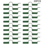 Lot de 20 clips de fixation pour serre - pour tube de serre - outil fixe - pour bâche de jardin - protection ... Lot de 20 clips de fixation pour serre - pour tube de serre - outil fixe - pour bâche de jardin - protection ...