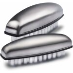 Ersandy - 2x brosse  ongles  main en acier inoxydable, brosses  ongles poils durs brosse de nettoyage ...