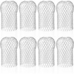 Ersandy - lot de 8 crapaudine de gouttire en aluminium, filtres de gouttire flexible et durable pour ...