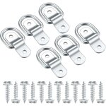 Anneaux d'arrimage en d, crochet fixation inox, anneau de montage pour anneau de fixation, darrimage ...