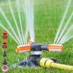 Ersandy - arroseur de jardin, syst�me d'irrigation d'arrosage automatique jardin, grande surface couvrant ...