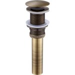 Ersandy - bonde de vidange pop up push open bouchon pour lavabo �vier soupape de vidange salle de bain ...