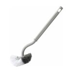 Brosse de rechange brosses � wc, brosse de toilette en plastique � long manche avec poils multifonctionnels ...