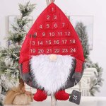 Calendrier de l'avent, calendrier sudois pre nol compte  rebours avec 24 jours de poches, calendrier ...