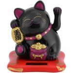 Chat porte bonheur bonne chance figurine avec bras mobile  l'energie solaire dcoration pour voiture ...