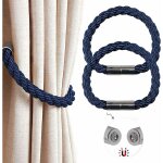 Embrasses magntiques pour rideaux, lot de 2 attaches de corde de rideau de simplicit moderne avec aimant ...
