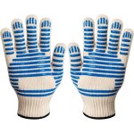 Ersandy - gants de barbecue, gants de four double r�sistant � la chaleur 350�c, gants silicone antid�rapants ...