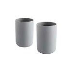 Gobelets à dents 2 pièces, porte - brosses à dents de salle de bain, tasse, plastique coupe 300ml (gris ... Gobelets à dents 2 pièces, porte - brosses à dents de salle de bain, tasse, plastique coupe 300ml (gris ...