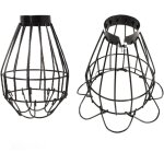 Ersandy - housse de lampe chauffante pour reptile, abat - jour chauffant pour reptiles - garde de chauffage ...