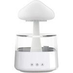Ersandy - humidificateur en forme de nuage de pluie, diffuseur d'huiles essentielles, jolie veilleuse ...