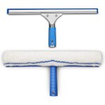 Kit de nettoyage de fenêtre, raclette à vitre et microfibre chiffon, raclette douche avec lèvre en caoutchouc, ... Kit de nettoyage de fenêtre, raclette à vitre et microfibre chiffon, raclette douche avec lèvre en caoutchouc, ...