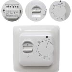 Ersandy - manuel thermostat d'ambiance chauffage au sol electrique avec sonde ac 220v 16a, r�gulateur ...