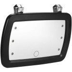 Ersandy - miroir pare - soleil de voiture, miroir de courtoisie  6 led miroir de maquillage automobile ...