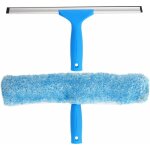 Raclette à vitre professionnelle avec brosse microfibre, largeur 30 cm Raclette à vitre professionnelle avec brosse microfibre, largeur 30 cm