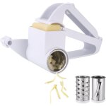 Ersandy - r�pe � fromage rotative, r�pe � fromage parmesan avec 3 types de lames de tambour, trancheuse ...
