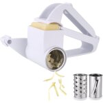 Ersandy - râpe à fromage rotative, râpe à fromage parmesan avec 3 types de lames de tambour, trancheuse ... Ersandy - râpe à fromage rotative, râpe à fromage parmesan avec 3 types de lames de tambour, trancheuse ...