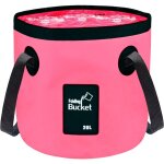 Ersandy - seau � eau pliable 20l, bassin de lavage peu encombrant conteneur de stockage d'eau pliable ...