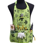 Ersandy - tablier de jardin en tissu oxford paississement outils de jardin ceinture multifonction tanche ...