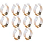 Ersandy - u tube pince, 10 pi�ce acier inoxydable u tube pince, collier serrage, acier inoxydable collier ...