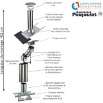 Poujoulat - kit conduit isolé sortie toiture avec dévoiement inox - galva et inox - inox diamètre 150 ... Poujoulat - kit conduit isolé sortie toiture avec dévoiement inox - galva et inox - inox diamètre 150 ...