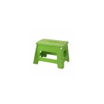 Escabeau marchepied pliable plastique vert - hauteur 22cm