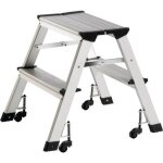 Escabeau pliant marches y compris plate - forme 2 - 898