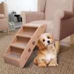 Escaliers pliables pour chiens marron 62x40x49, 5 cm vidaxl Escaliers pliables pour chiens marron 62x40x49, 5 cm vidaxl