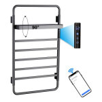 Sche - serviettes lectrique intelligent wifi commande vocale avec tagre pliable, avec minuterie, ...