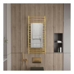 Sche - serviette lectrique or, chauffe - serviettes porte - serviettes chauffant lectrique mural acier ...