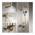 Esip - système de douche thermostatique, colonne de douche avec affichage de la température, pulvérisateur ... Esip - système de douche thermostatique, colonne de douche avec affichage de la température, pulvérisateur ...
