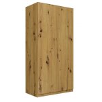 Esme - armoire double style scandinave chambre  coucher - 90x50x180 - 2 portes - dressing