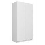 Esme - armoire double style scandinave chambre  coucher - 90x50x180 - 2 portes - dressing