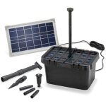 Esotec - kit pompe solaire bassin avec filtre fountain pro 380l - 8w