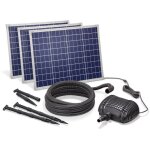 Esotec - kit pompe solaire cascade fontaine gros dbit premium 5000l - 150w