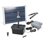 Kit solaire de filtration de bassin esotec profi 25 / 700 led lifepo4 batterie module solaire 100953
