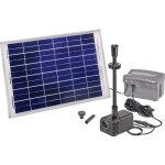 Set pompe solaire esotec 101780 avec �clairage, avec batterie de stockage