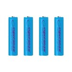 Esperanza rechargeable batteries ni mh aaa 1000mah 4pcs blue