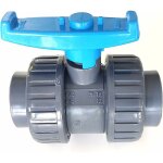 Espiroflex - vanne 25mm � coller double union d�montable 2, 5cm pn16 pvc pression