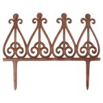 Esschert design - cl�ture de jardin - l 39, 2 x 29, 7 cm - fonte - livraison gratuite