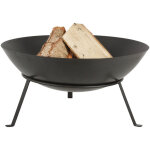 Esschert design - brasero rond en m�tal sur pied 49, 5 x 24, 5 cm