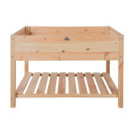 Esschert design - carr� potager xxl bois naturel 119x79cm