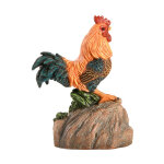 Coq chantant 11cm d�coration r�sine