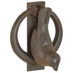 Esschert design - heurtoir de porte - oiseau - l 7, 5 cm x l 9 cm x h 11, 4 cm - livraison gratuite