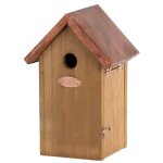 Nichoir toit en mtal couleur cuivre msange bleue