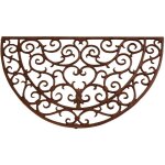 Esschert design - gratte - pieds paillasson grille en fonte demi - cercle